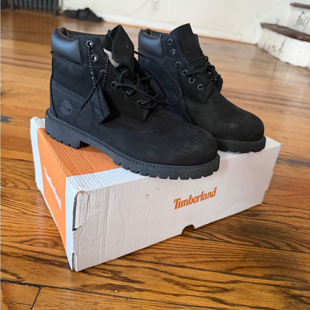 Timberland Kids Boys Black Boots